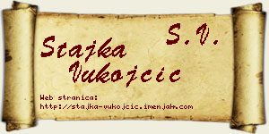 Stajka Vukojčić vizit kartica